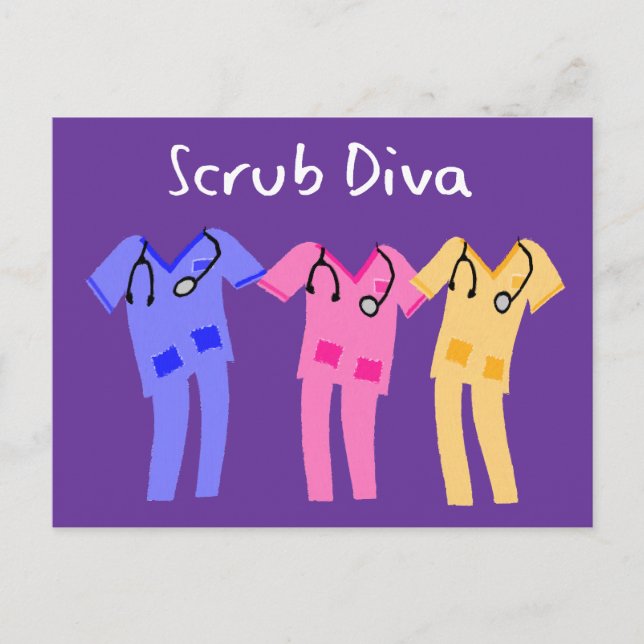 Carte Postale Cadeaux de l'Hôpital Scrubs (Devant)