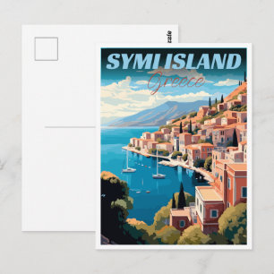 Carte Postale Cadeaux de l'île de Symi en Grèce