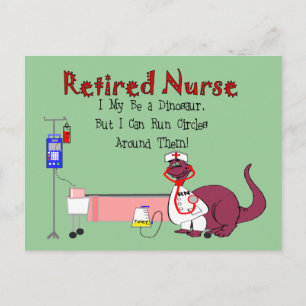 Carte Postale Cadeaux de soins infirmiers à la retraite