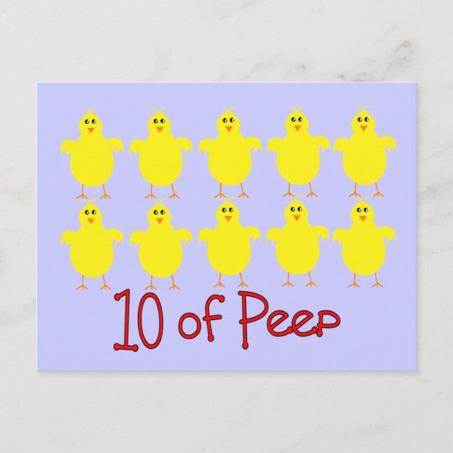 Carte Postale Cadeaux de thérapie respiratoire "10 de PEEP" Drôl (Devant)