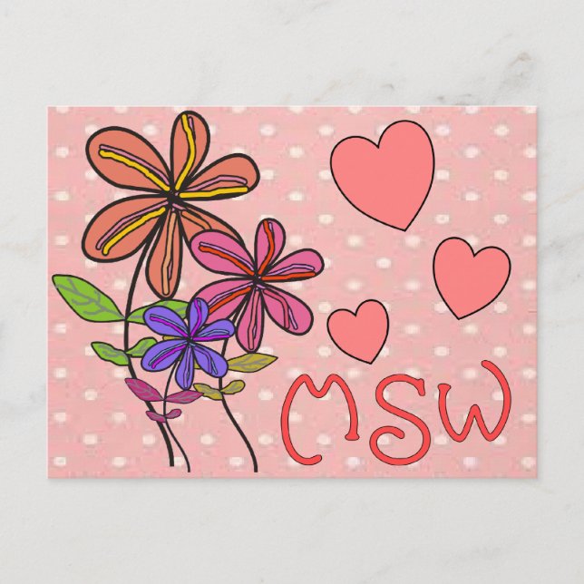 Carte Postale Cadeaux de travailleurs sociaux (Devant)
