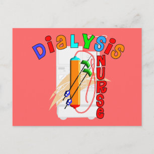 Carte Postale Cadeaux d'infirmière de dialyse
