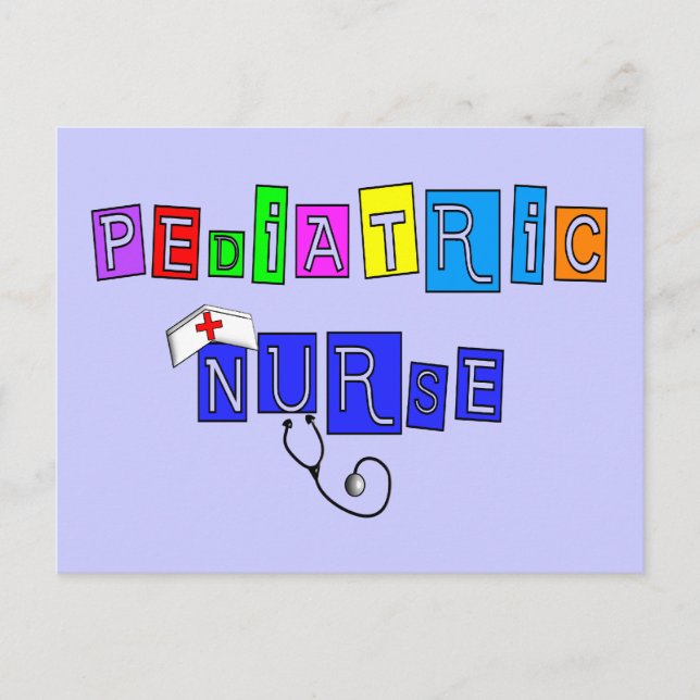 Carte Postale Cadeaux d'infirmières pédiatriques (Devant)