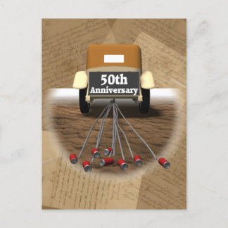 Carte Postale Cadeaux du 50e anniversaire du Mariage