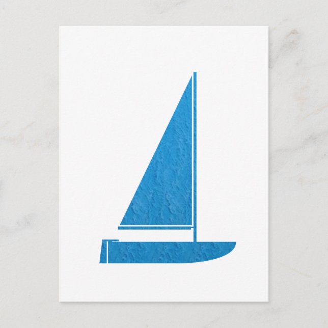 Carte Postale Cadeaux du club SailBOAT Bateau à voile ART NVN41  (Devant)