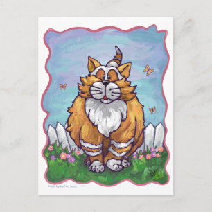 Carte Postale Cadeaux et Accessoires Chat Roux