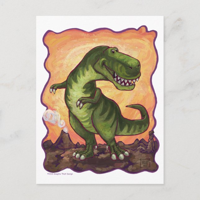 Carte Postale Cadeaux et accessoires Tyrannosaurus (Devant)