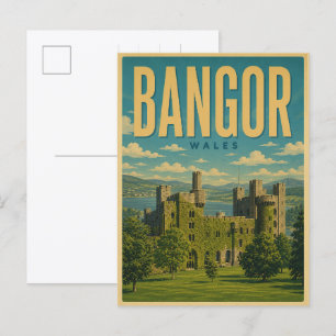 Carte Postale Cadeaux et souvenirs de Bangor vintage, nord du Pa