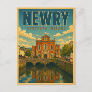 Carte Postale Cadeaux et souvenirs Vintage Newry Irlande du Nord