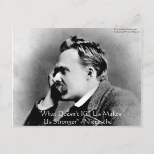 Carte Postale Cadeaux et T-shirts citation de Nietzsche "Ne tue 