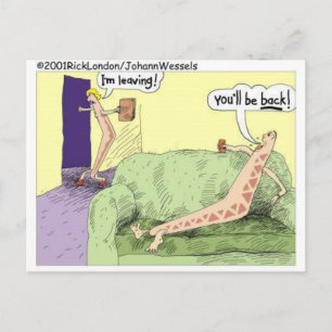 Carte Postale Cadeaux et T-shirts drôles de relations Boomerang