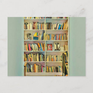 Carte Postale Cadeaux géniaux pour les amoureux des livres