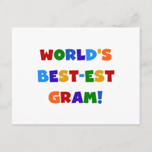 Carte Postale Cadeaux lumineux de couleurs de gramme du