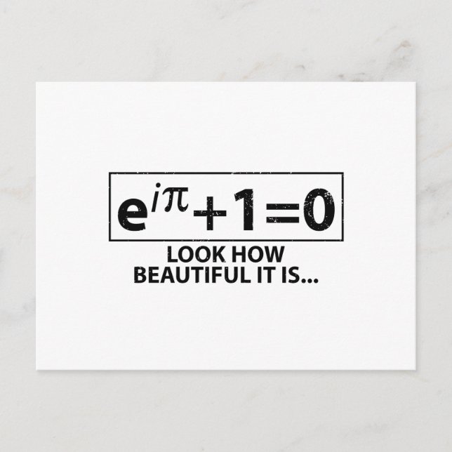 Carte Postale Cadeaux mathématiques | Idée cadeau de l'enseignan (Devant)