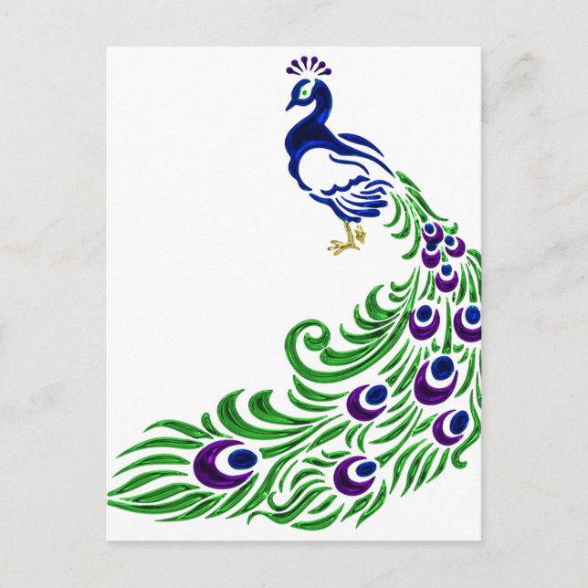 Carte Postale Cadeaux Peacock (Devant)