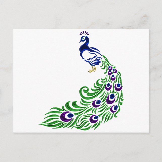 Carte Postale Cadeaux Peacock (Devant)