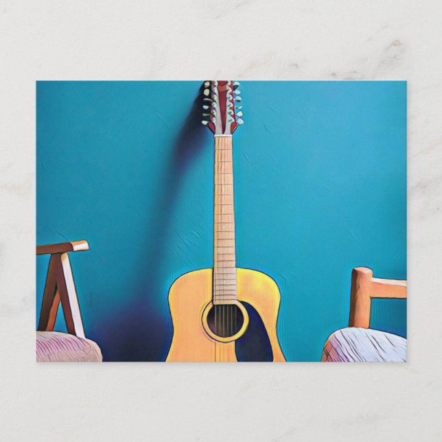Carte Postale Cadeaux pour guitaristes (Devant)