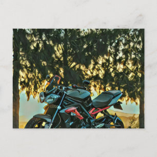 Carte Postale Cadeaux pour motos