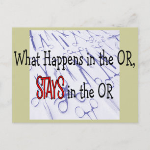 Carte Postale Cadeaux pour professionnels de la chirurgie