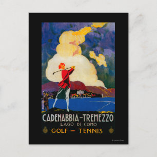 Carte Postale CadenabbiaTremezzo Poster Vintage Europe