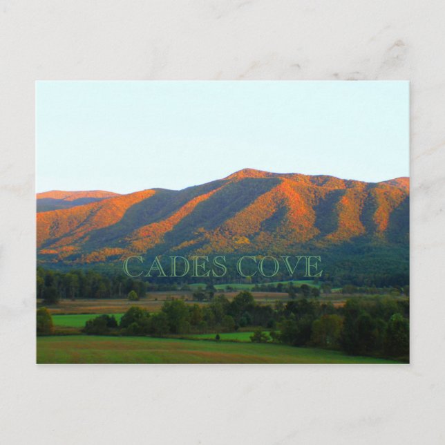 Carte Postale Cades Cove Vue (Devant)