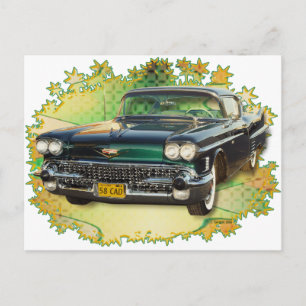 CARTE POSTALE CADILLAC #2 1958