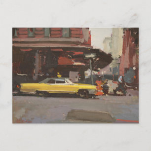 Carte Postale Cadillac jaune 2012