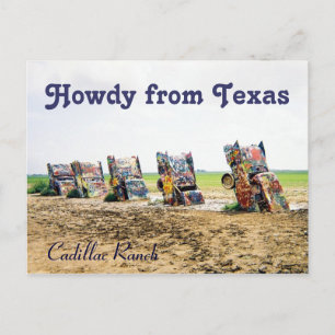 Carte postale Cadillac Ranch