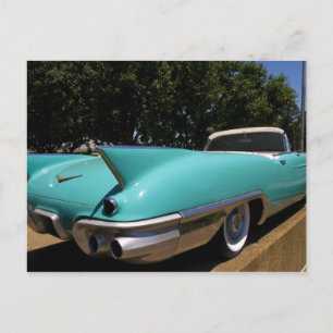 Carte Postale Cadillac Verte d'Elvis Presley convertible en