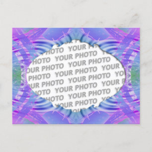 Carte Postale Cadre Abstrait ART 2 + votre photo