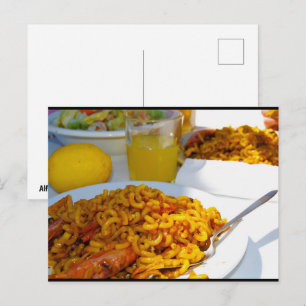 Carte Postale Cadre de cuisine espagnole