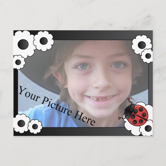 Carte Postale Cadre Ladybug (Devant)