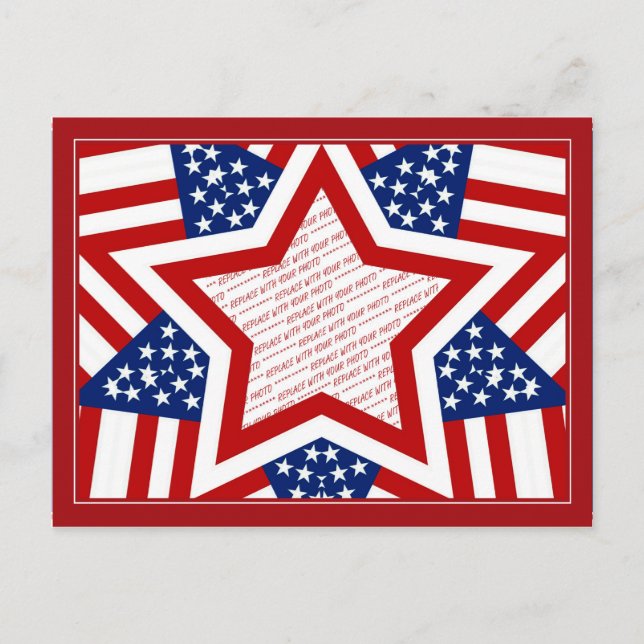 Carte Postale Cadre photo American Super Star (Devant)