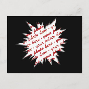 Carte Postale Cadre photo Black EXPLODE