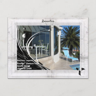 Carte Postale Cadre photo Marbre blanc