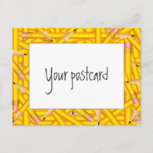 Carte Postale Cadres de crayons