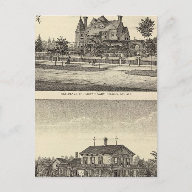 Carte Postale Cady et Kilpatrick, Nebraska (Devant)
