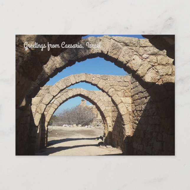 Carte Postale Caesaria, Israël (Devant)