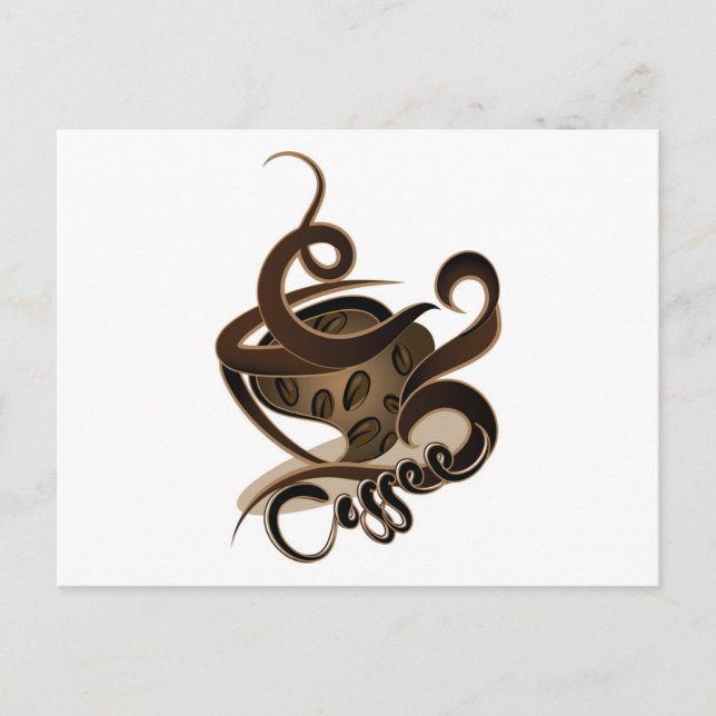 Carte Postale café (Devant)