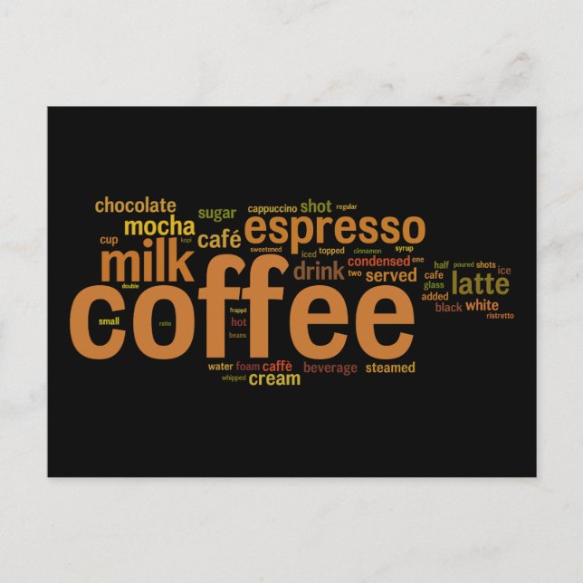 Carte Postale Café (Devant)