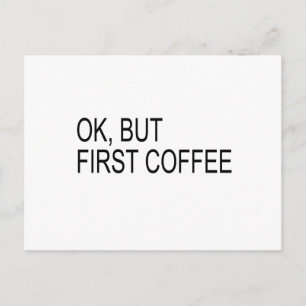 Carte Postale café