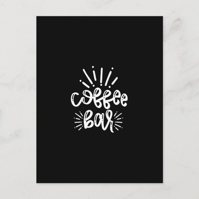 Carte Postale café (Devant)