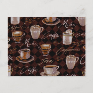 Carte Postale Café