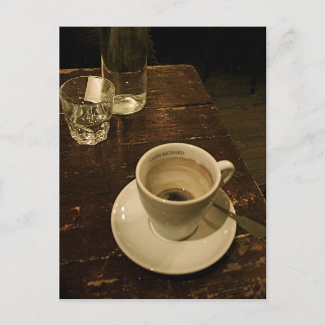 Carte Postale Café (Devant)