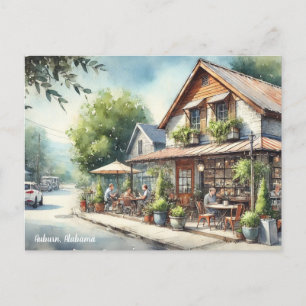 Carte Postale Café à Auburn Alabama
