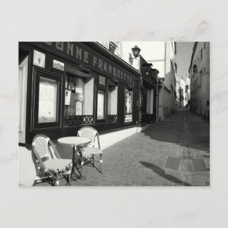 Carte Postale Café à Montmarte