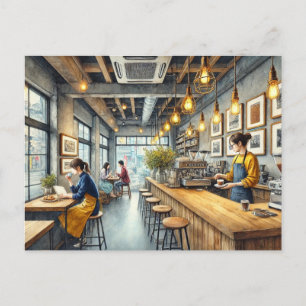 Carte Postale Café à Osaka