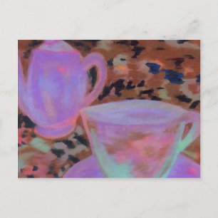Carte Postale Café Abstrait CricketDiane Coffee Art