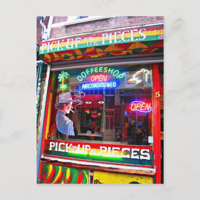 Carte Postale Café Amsterdam (Devant)