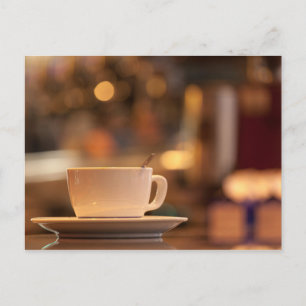 Carte Postale Café Cappuccino, Venise, Italie